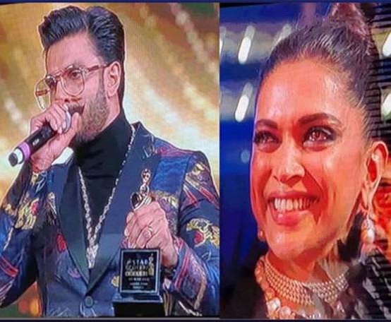 रणवीरले अवार्ड समात्दा रसाए दीपिकाका आँखा