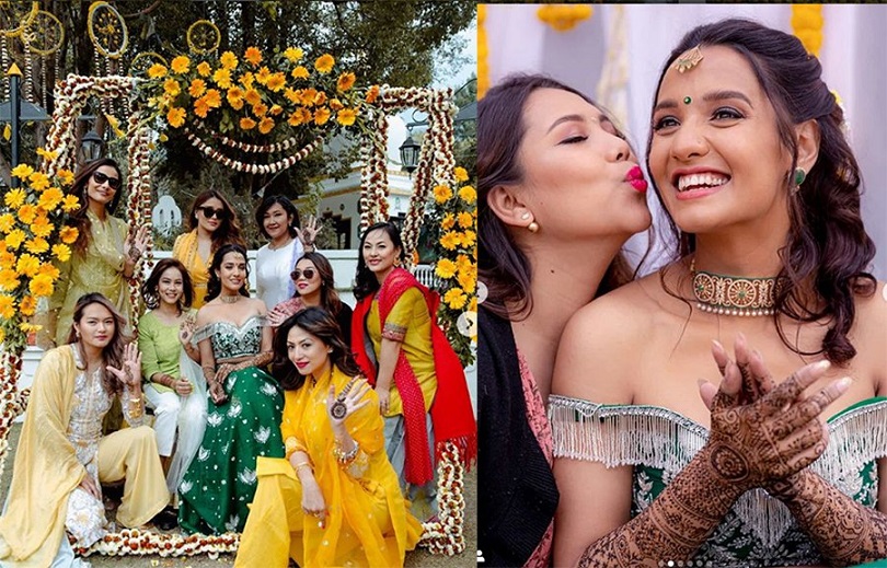 प्रियंका र आयुष्मानको विवाहको मेहेन्दी र संगीतको रौनक(भिडियो) 