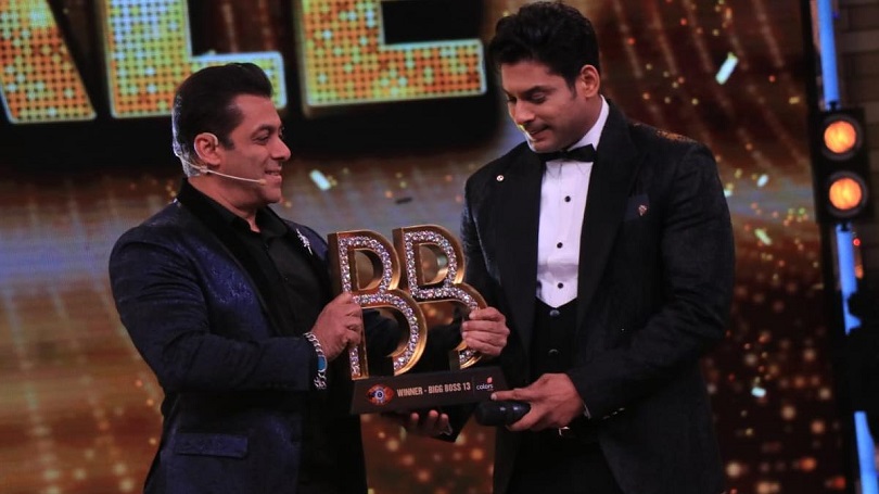 सिद्धार्थ शुक्ला बने 'बिग बोस १३' का विजेता