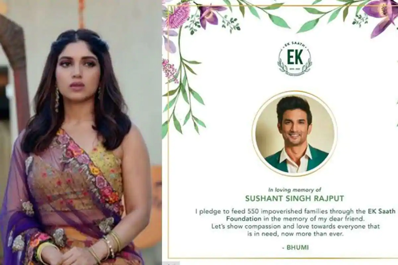 सुशान्तको नाममा ५ सय ५० परिवारलाई खाना खुवाउँदै भूमि 