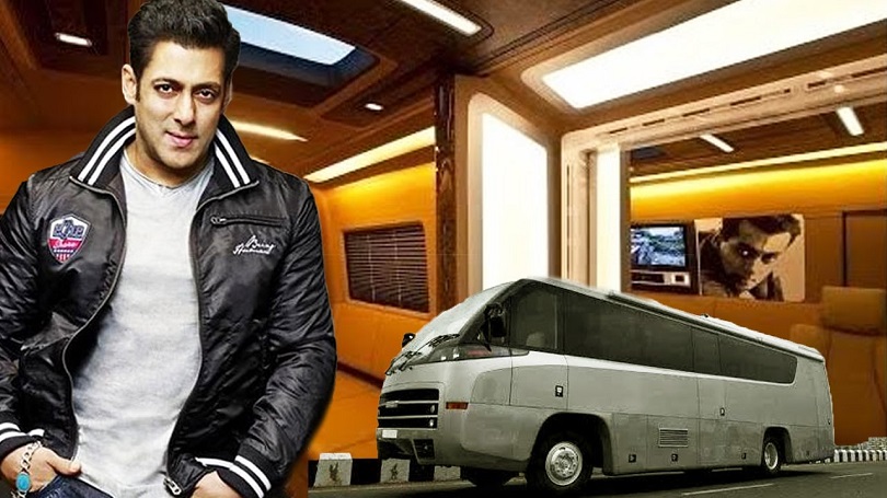 के छ सलमान खानको विलासी  भ्यानिटी भ्यानमा ?