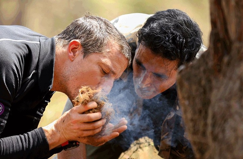  बियर ग्रील्ससँग अक्षय कुमारको 'म्यान भर्सेस वाइल्ड'