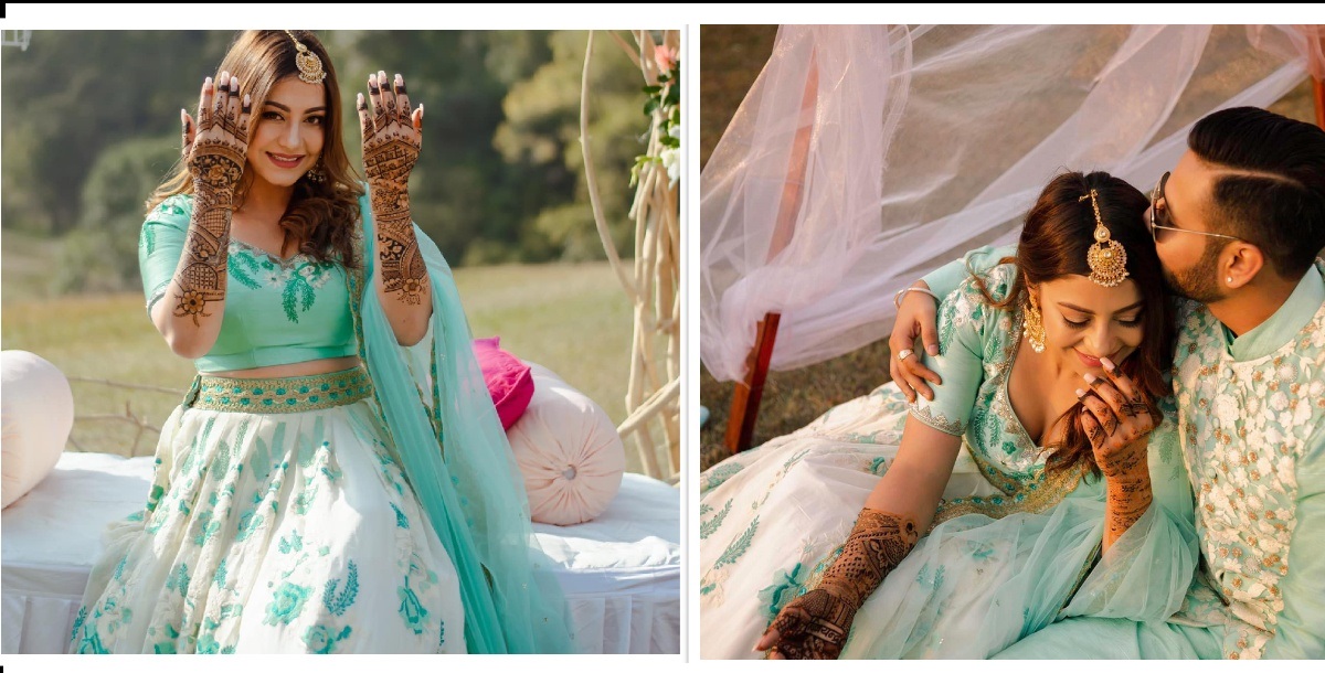 मेहेन्दीमा रमाएकी स्वेता (फोटो फिचर)