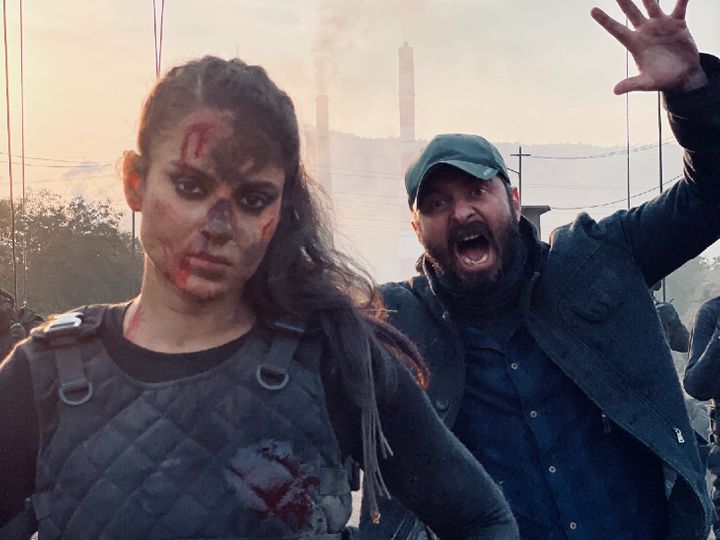 काँग्रेस कार्यकर्ताले गर्दा "कंगना" को फिल्म रोकियो  