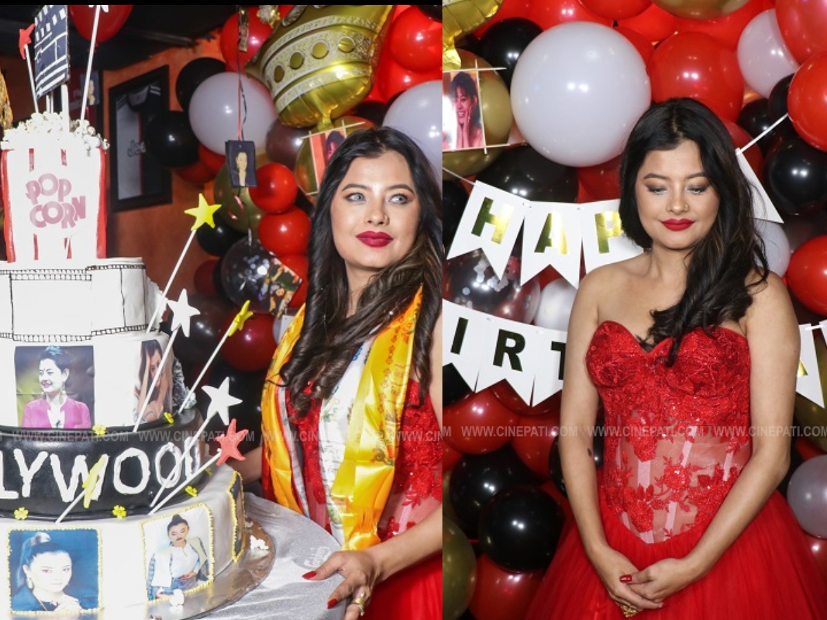 जन्मदिनमा रातो ड्रेसमा सजिएकी सुष्मा (फोटो फिचर) 