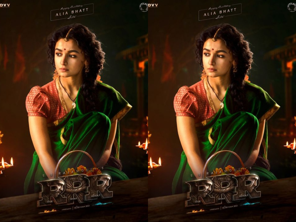 &lsquo;आरआर&rsquo; मा आलियाको यस्तो लूक्स 